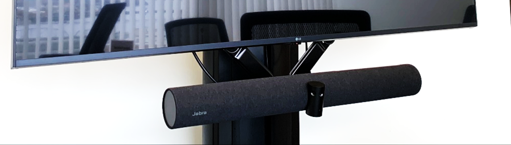 Jabra PanaCast: sound bar installed below the screen