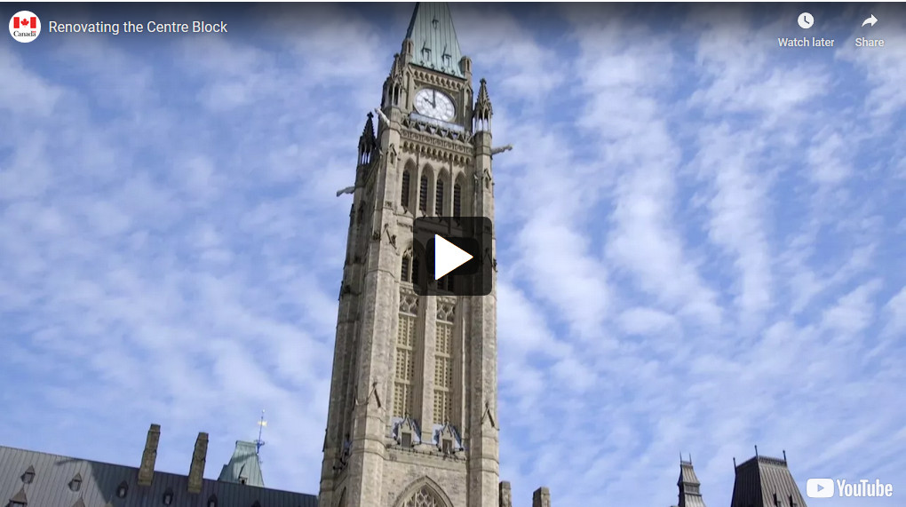 View the video: Renovating the Centre Block