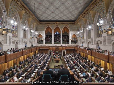 View enlarged image of the House of Commons Chamber