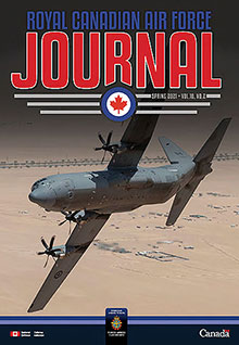 Cover of The RCAF Journal 2021 Volume 10, Issue 2 Spring