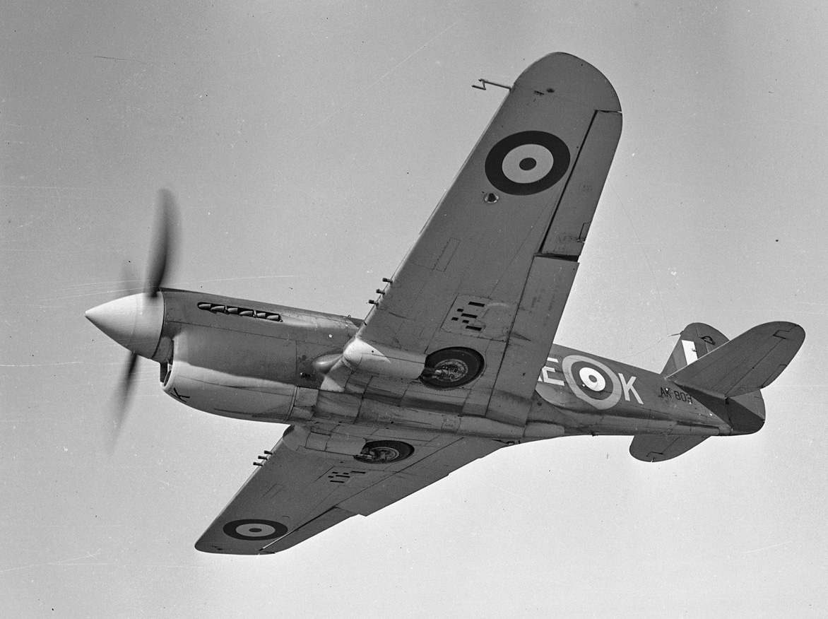 An RCAF Kittyhawk from No. 118 (Fighter) Squadron, located in Dartmouth, Nova Scotia, photographed on April 4, 1942. PHOTO: DND Archives, PL-8345