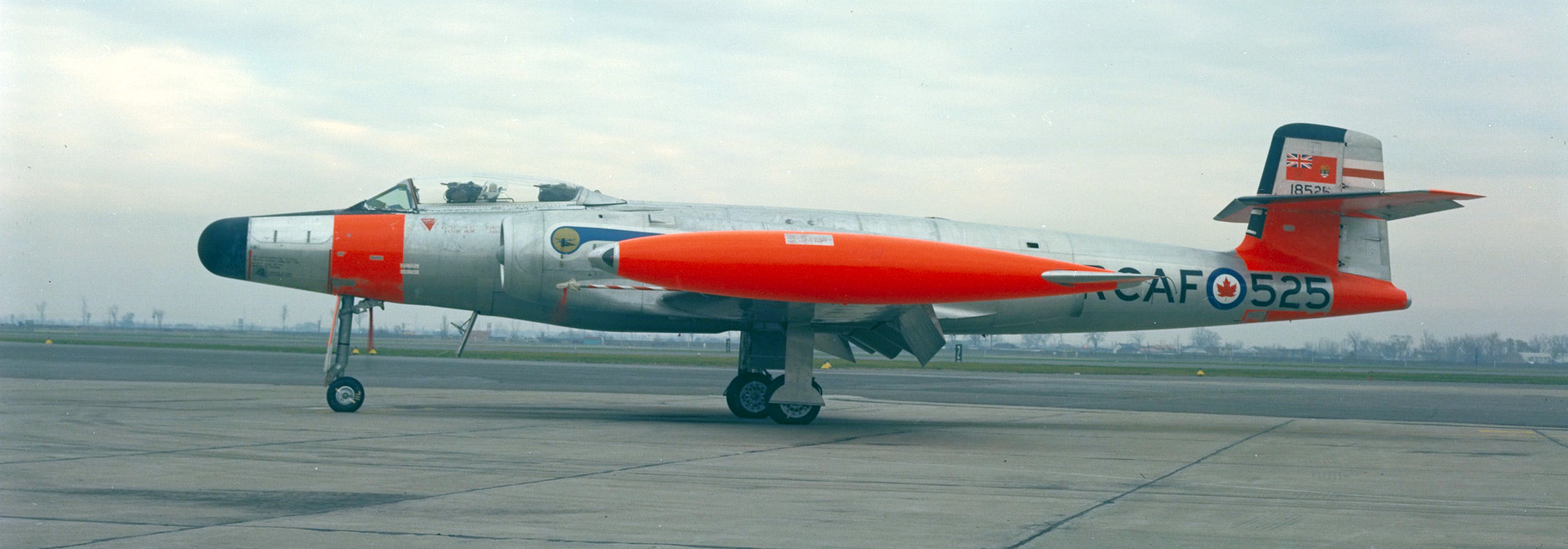 Un CF-100 Canuck. PHOTO : Archives du MDN, RCN-1155-2