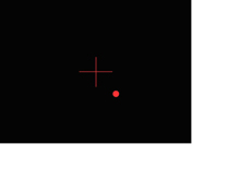 Sensory Motor Apparatus Test:  This test is designed to assess your eye-hand-foot coordination.  You will have to use a joystick and foot pedal to control the vertical and horizontal motions of a moving circle (i.e. red dot) and keep it as close as possible to the centre of the cross-hair.  The total test time including instructions is approximately 9 minutes and you do not need to prepare for this test.  