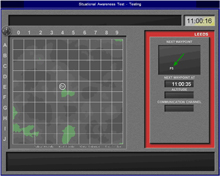 Situational Awareness Test:   This is a multiple tasks test designed to assess your ability to collate verbal, numerical, pictorial information to build, maintain and update a mental picture of a complex changing situation to solve problems. You will have to:  a. Monitor verbal, numerical, pictorial and coded information which can be presented to you aurally via a set of headphones or visually on screen.  b. Monitor a changing situation to be aware of past, on-going and possible future activities/events that concern the position and movement of a variety of objects.  c. Answer queries on the changing situation and what actions you think is appropriate to take to solve various problems. The total test time including instructions is approximately 30 minutes and you do not need to prepare for this test.