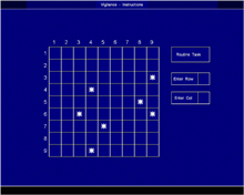 Vigilance Test:   This test is designed to assess your ability to scan information and switch between tasks.  You will have to:  a. Scan pictorial information presented in a matrix format.  b. Switch between routine and priority tasks.   c. Work quickly and accurately.  The total test time including instructions is approximately 8 minutes and you do not need to prepare for this test.