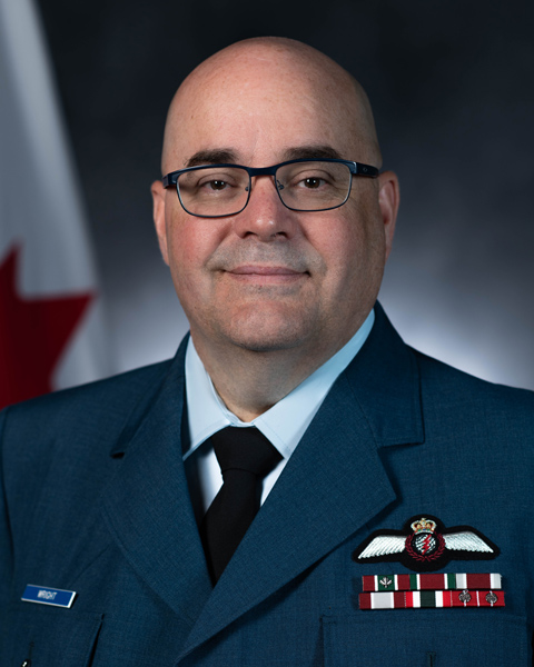 Colonel C.T. Wright, CD