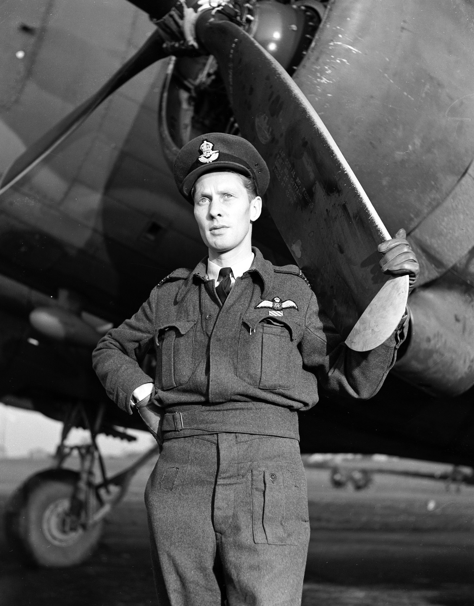 Wing Commander John A. Sproule, DFC, photographed on April 26, 1943, was the first commanding officer of 437 “Husky” Squadron, which received its baptism of fire during Operation Market Garden. PHOTO: DND Archives, PL-33879
