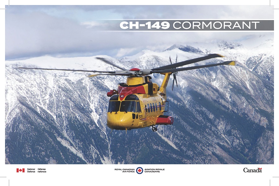 Un CH-149 Cormorant en vol.