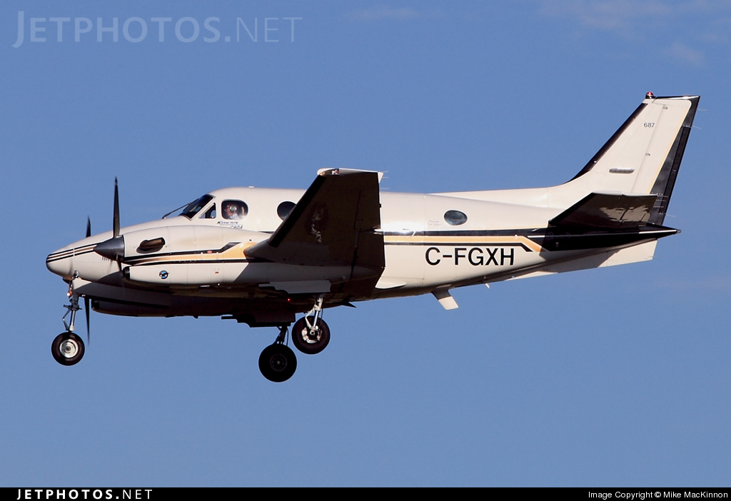 Transport Canada Aircraft Services Division King Air C90A aircraft C-FGXH 
PHOTO: Mike MacKinnon, www.jetphotos.com
