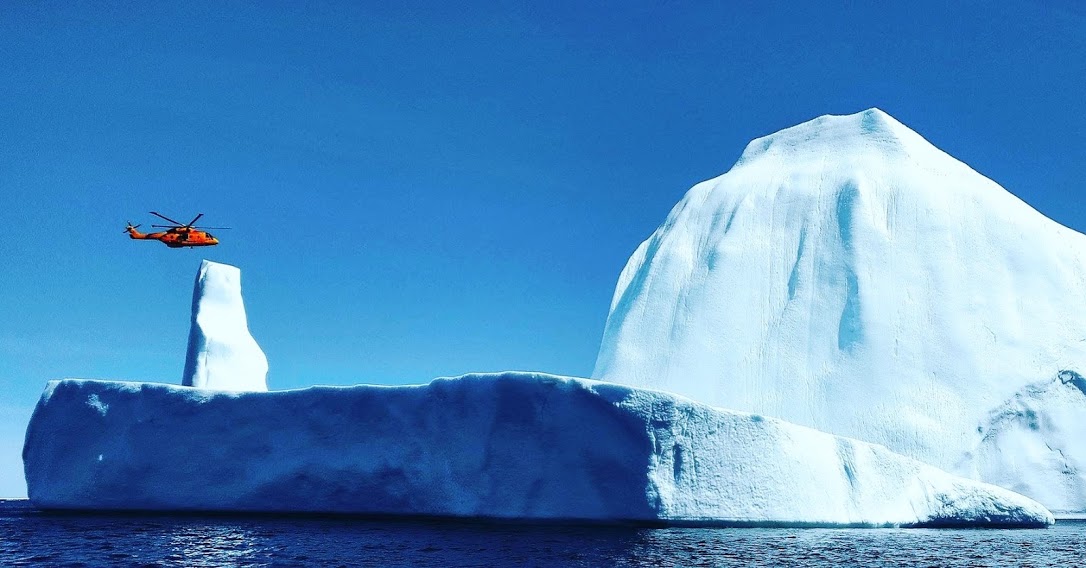 A massive iceberg found during a training mission near Twillingate, NL.

PHOTO: Provided by Major Peter Wright
