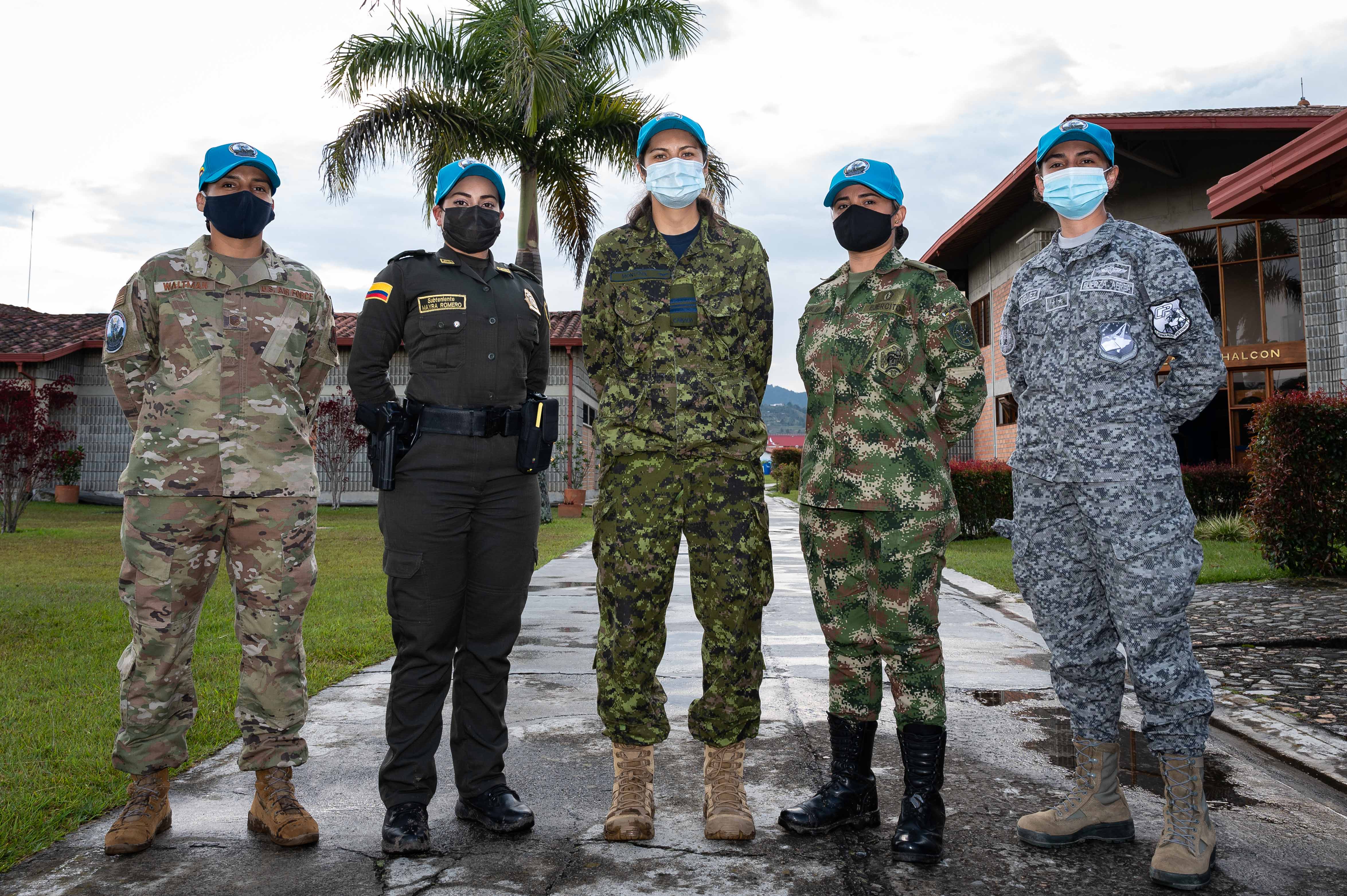 U.S., Canadian and Colombian collaboration during Exercise COOPERACION VII at Arturo Lema Posada Air Base in Colombia on 6 September 2021. PHOTO: Corporal Dominic Duchesne-Beaulieu