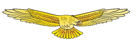 Image de l'aigle dans l’emblème de l'ARC.