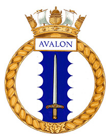 Insigne du NCSM Avalon
