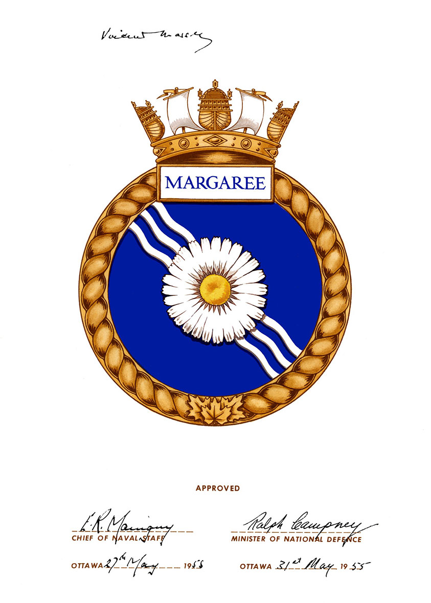 Insigne de navire de la marine royale canadienne