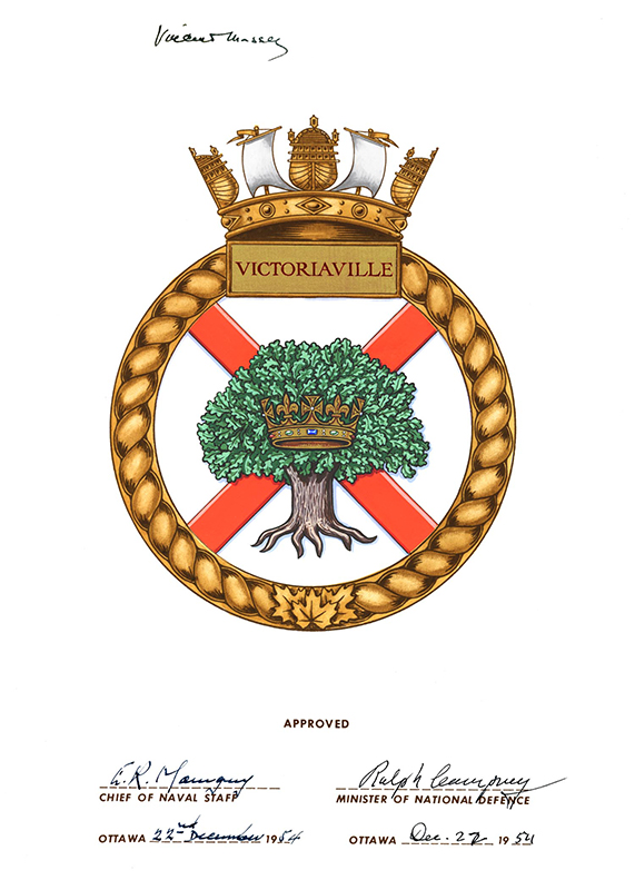 Insigne de navire de la Marine royale canadienne