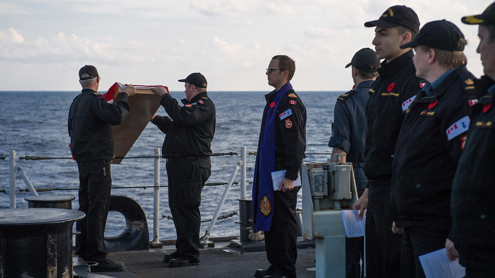 Committal of Ashes to Sea ceremony