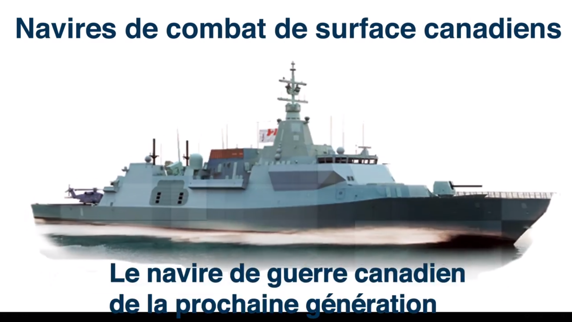 Diapositive - Navire de combat canadien