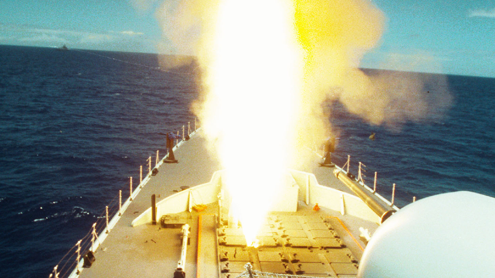 Slide - HMCS Algonquin fired the first SM-2 missile