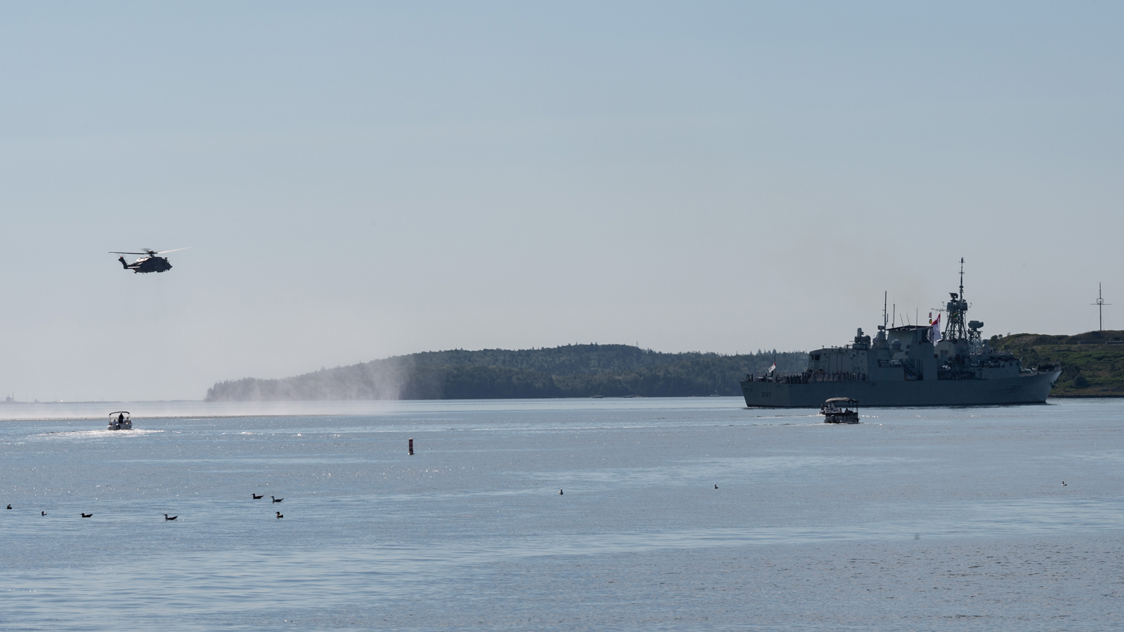 Departure of HMCS Fredericton