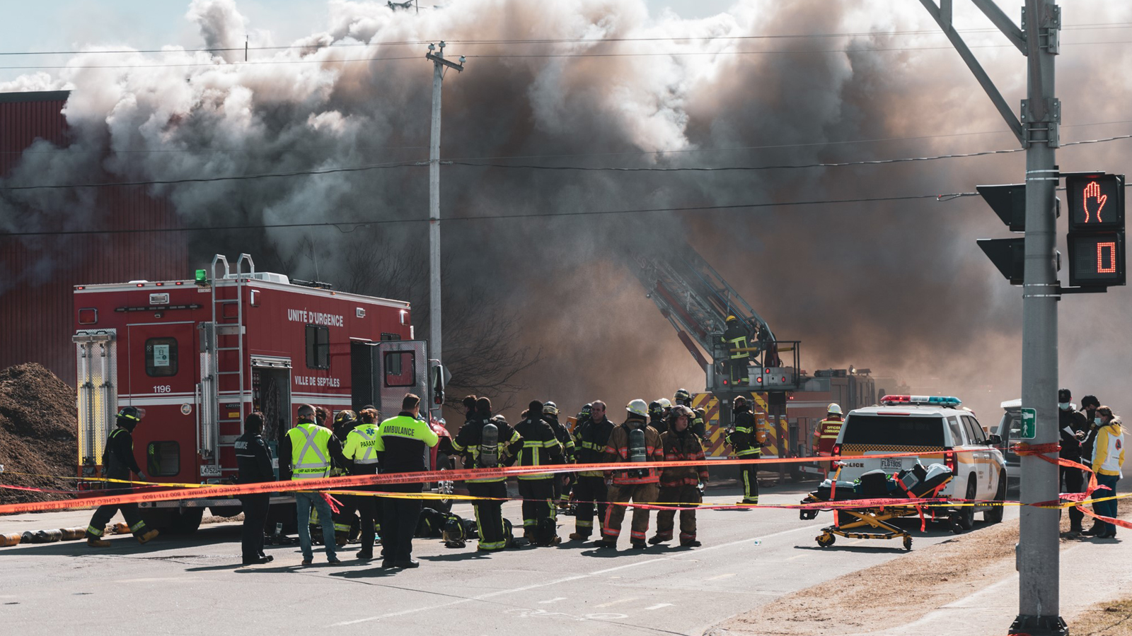 A ferocious fire