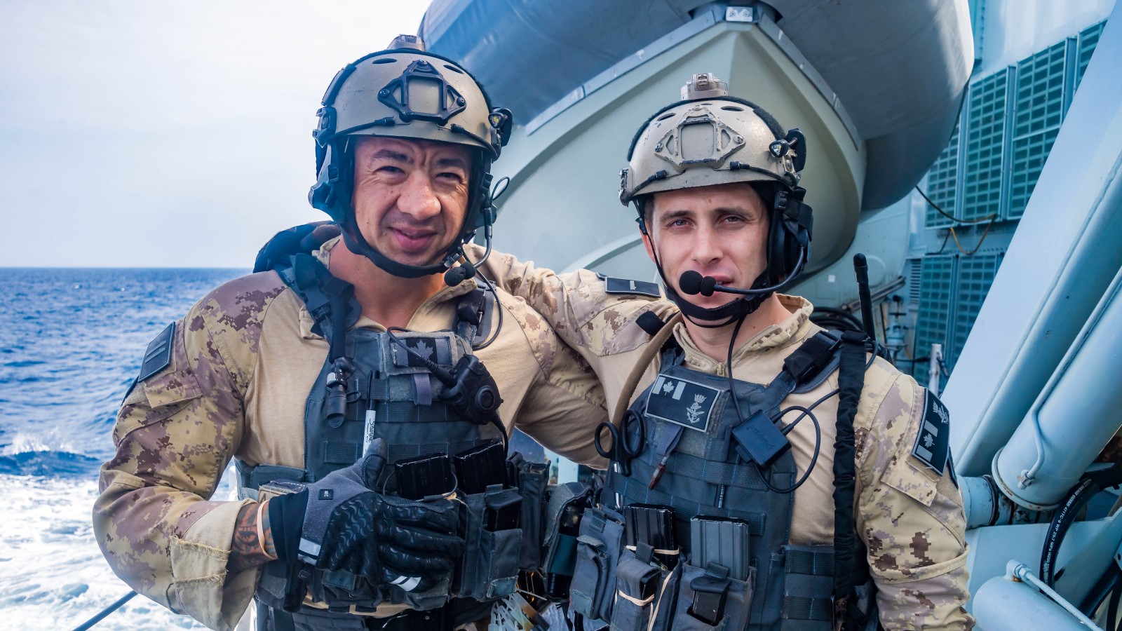 Le M 1 Hart (à gauche) et le Ltv Dyck (à droite)