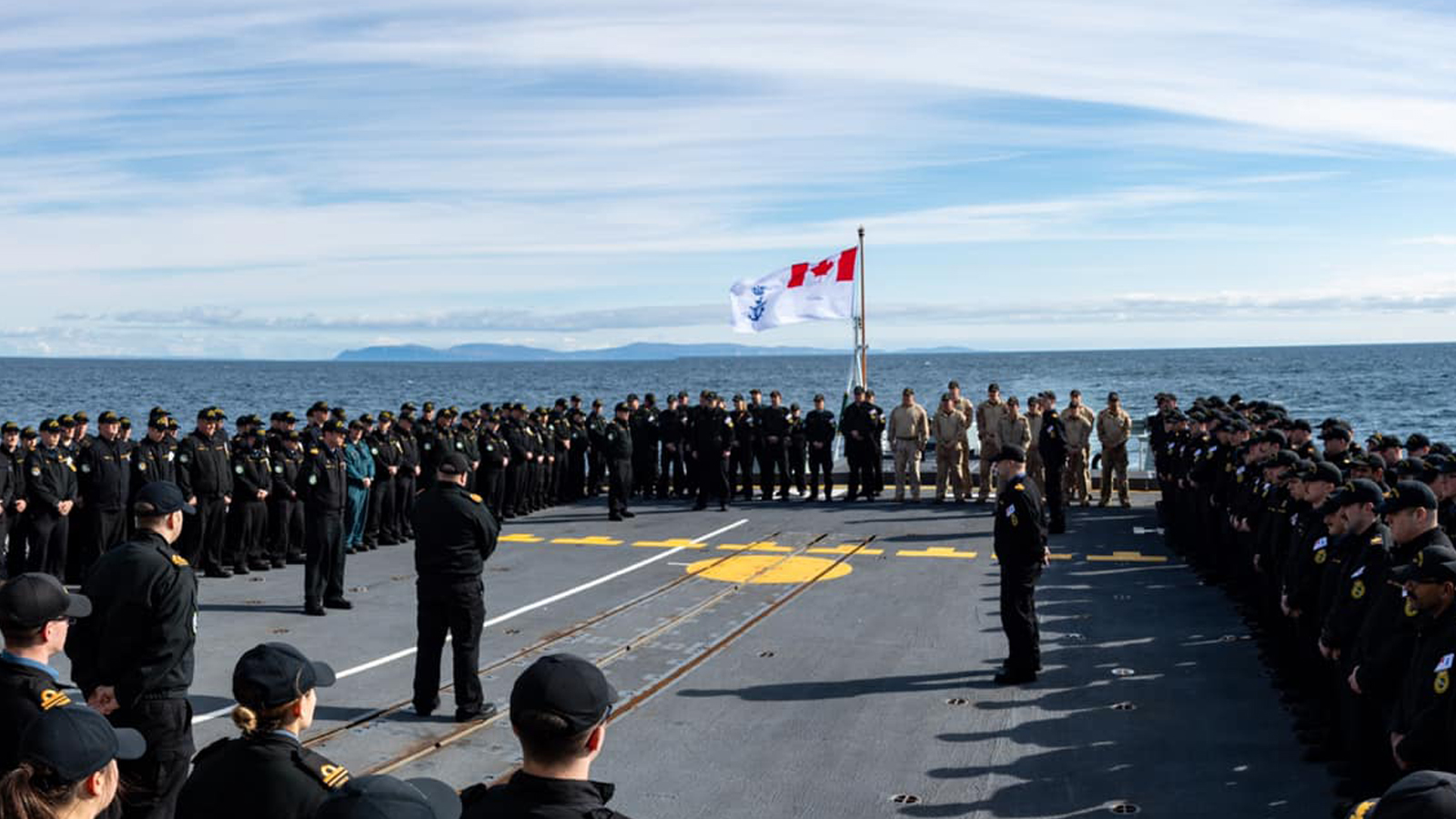 Slide - The crew of Fredericton commemorates the 81st Anniversary of the Battle of Britain