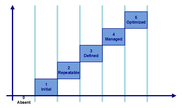 Graphical representation of the process maturity framework