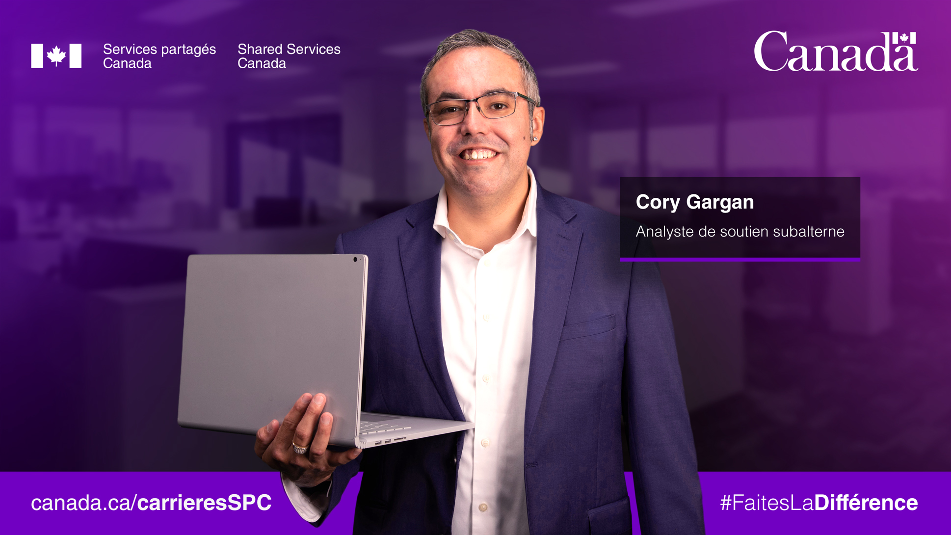 Cory Gargan, Analyste de soutien subalterne