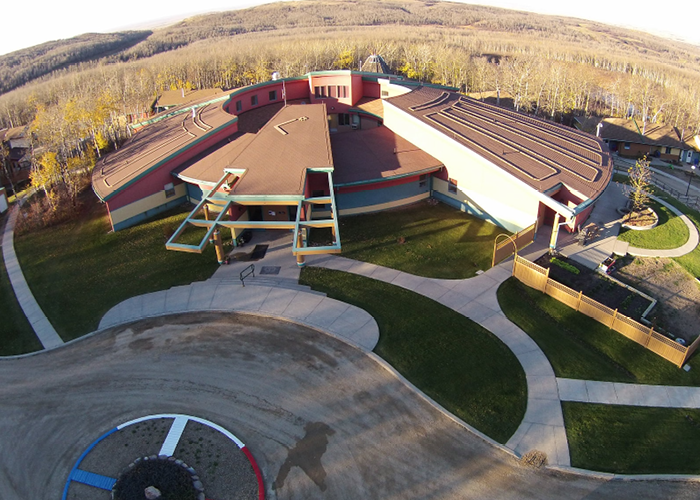 Pavillon de ressourcement Okimaw Ohci, réserve de la Première Nation Nekaneet, Saskatchewan