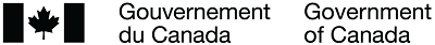 Signature du gouvernement du Canada