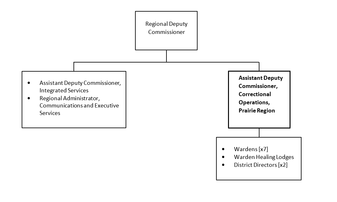 Organization Chart. Text version below: