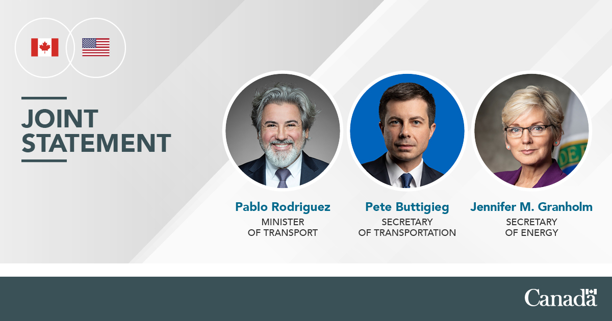 Joint Statement by Transport Canada, the United States Department of