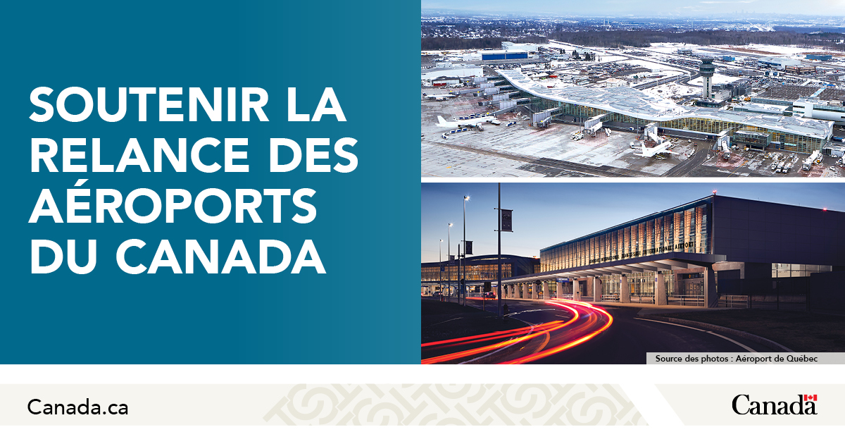 Les Ministres Alghabra Et Duclos Feront Une Annonce Importante Concernant Un Appui Financier Pour La Relance De L Aeroport International Jean Lesage De Quebec Et Visiteront Le Chantier Davie A Levis Canada Ca