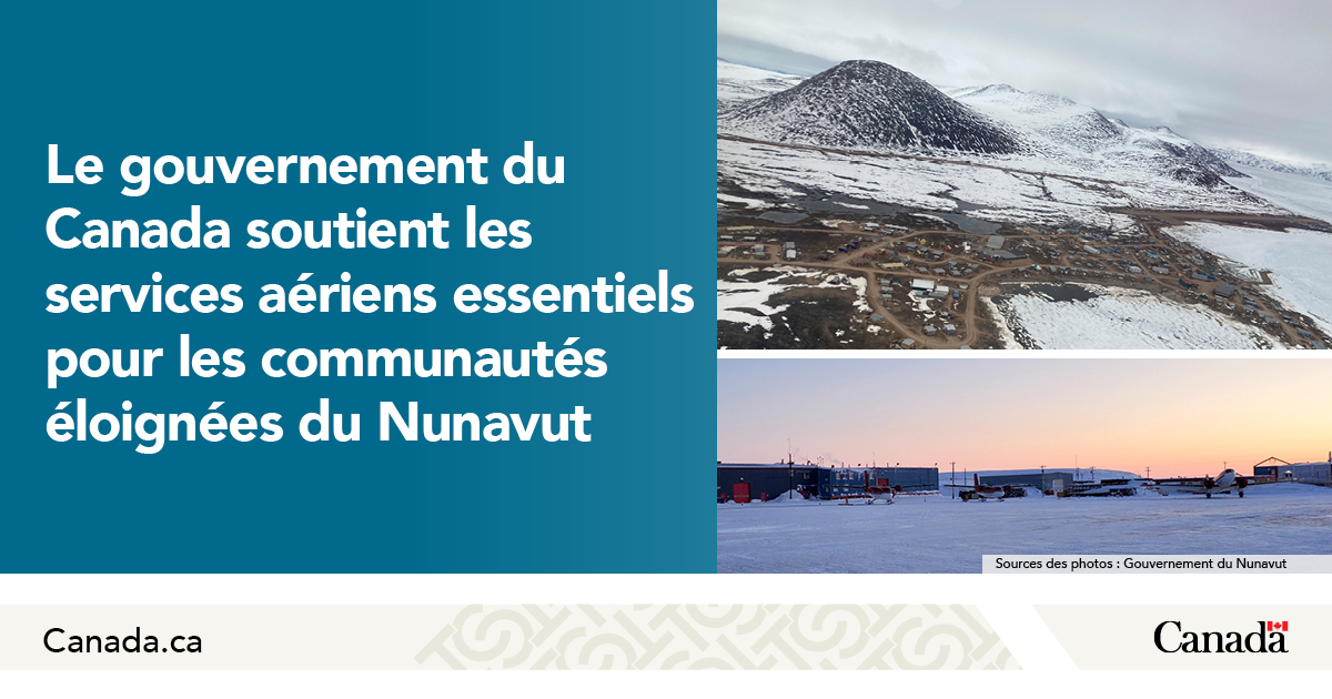 Le gouvernement du Canada fournit des fonds supplémentaires pour ...