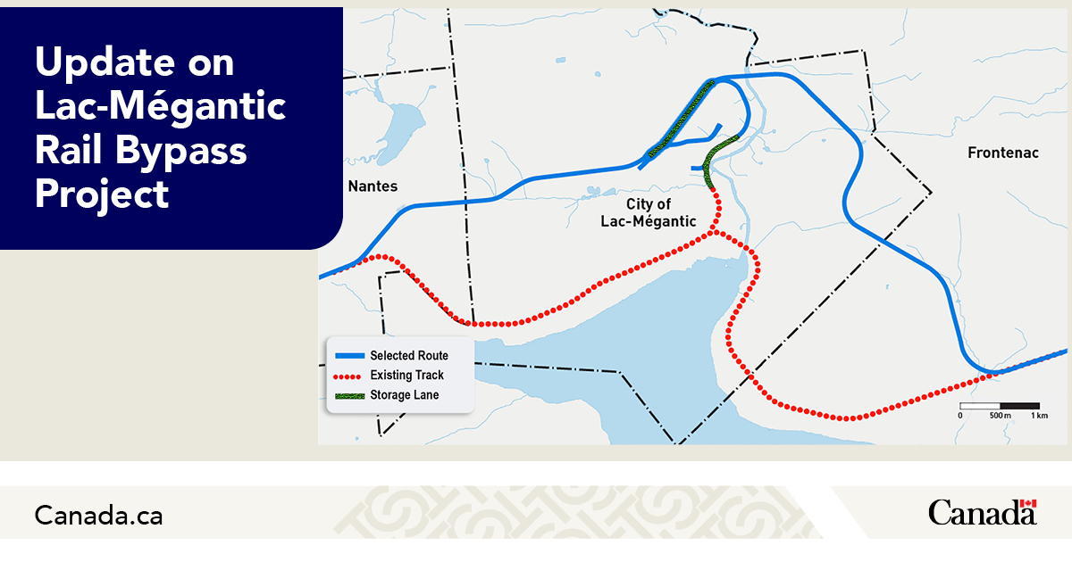 The Government of Canada met with landowners regarding the LacMégantic