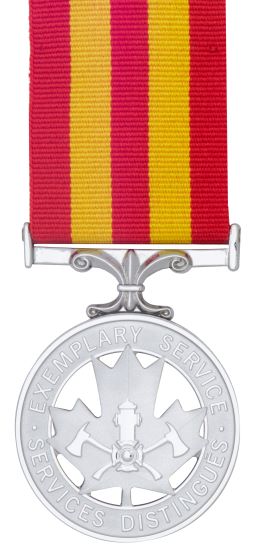 Médaille des pompiers pour services distingués 