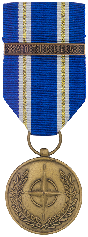 
Médaille de l'OTAN Article 5 pour l'opération Active Endeavour