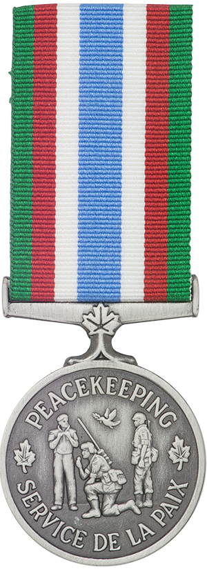 Médaille canadienne du maintien de la paix (MCMP)