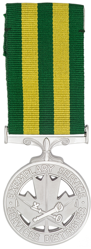 Médaille pour services distingués en milieu correctionnel