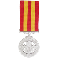 Médaille des pompiers pour services distingués