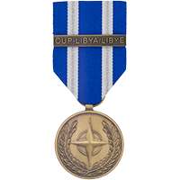 Médaille Non-Article 5 de l'Organisation du Traité de l'Atlantique Nord (OTAN) pour le service rendu dans le cadre de l'Opération UNIFIED PROTECTOR - LIBYE