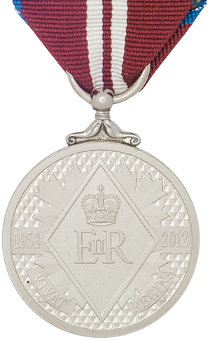  
Médaille du jubilé de diamant de la Reine Elizabeth II (2012) 