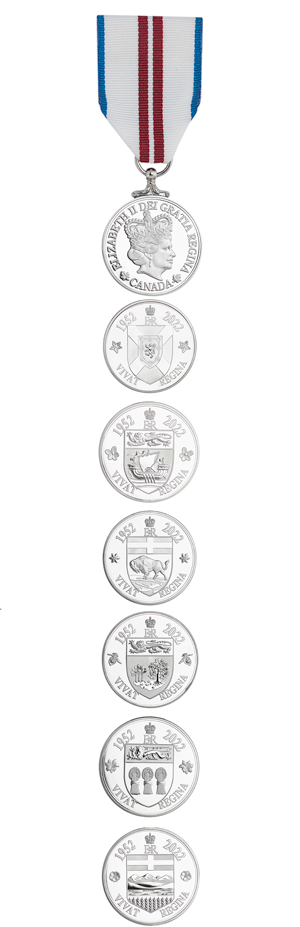 Médaille du jubilé de platine de la Reine Elizabeth II (Provinciale)