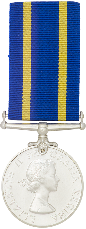  
Médaille d’ancienneté de la Gendarmerie royale du Canada (GRC)