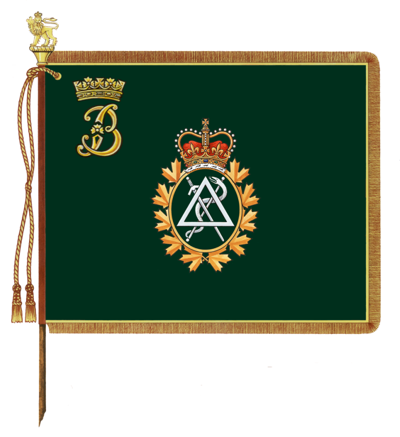 La Banniére de la Duchesse de Gloucester Pour le Corps Dentaire Royal Canadien