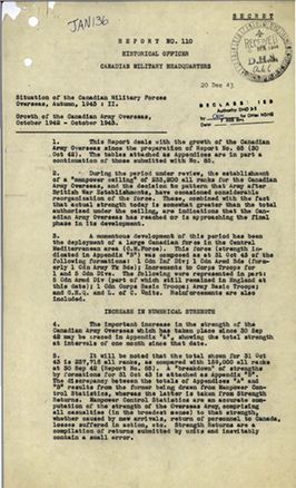 report cover