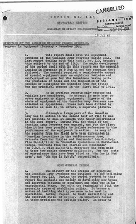 report cover