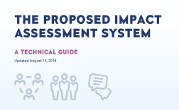 Technical Guide: a proposed new impact assessment system