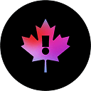 A maple leaf icon with an exclamation mark in its center.