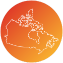 An icon of a map of Canada